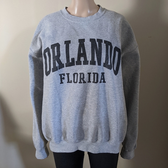 Other - Orlando Florida grey crewneck sweater, men's large